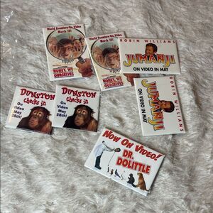 Vintage Walmart movie pins bundle